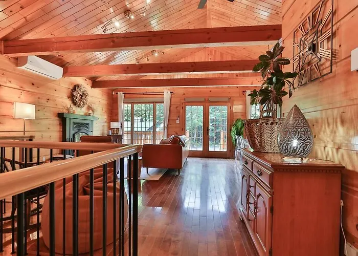 Chalet Le Crepuscule Spa, Billard, Foyer, Sentiers Prives